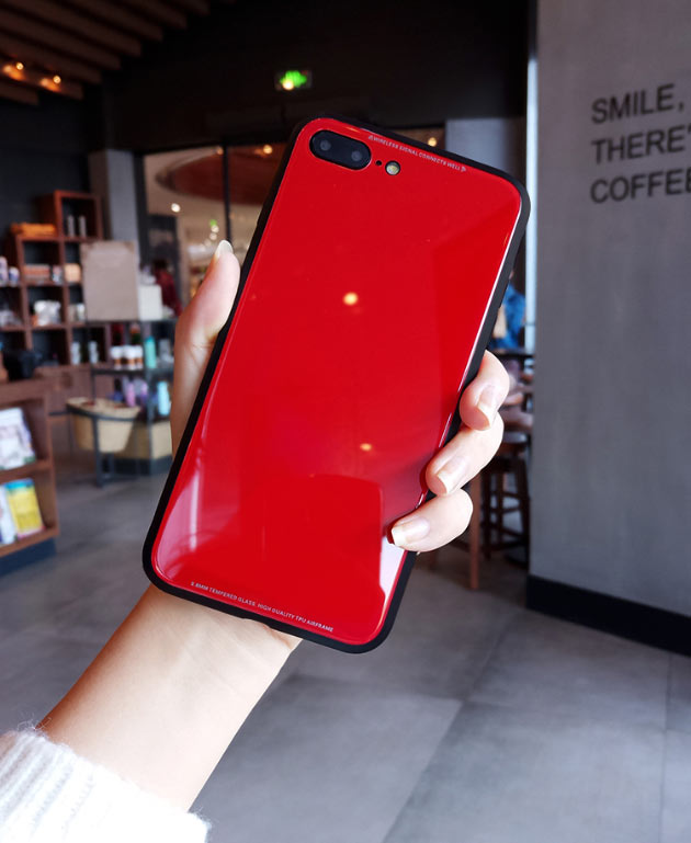 เคสกระจกนิรภัย iphone X